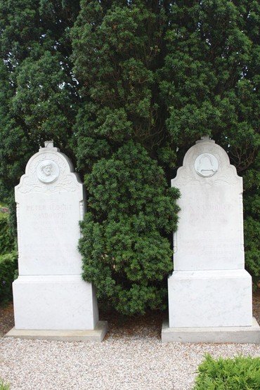 Typisk gravsten i 1800-tallet